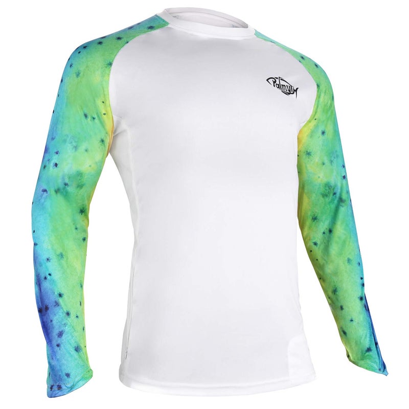 Palmyth Fishing Shirt for Men Long Sleeve Sun Protection UV UPF 50+ T-Shirts with Pocket (Mahi/Lighthouse, XXXX-Large) - Image 2
